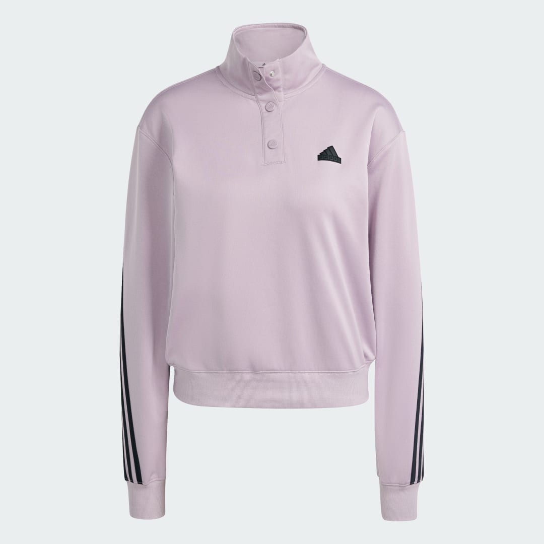 Iconic Wrapped 3-Stripes Snap Track Jacket