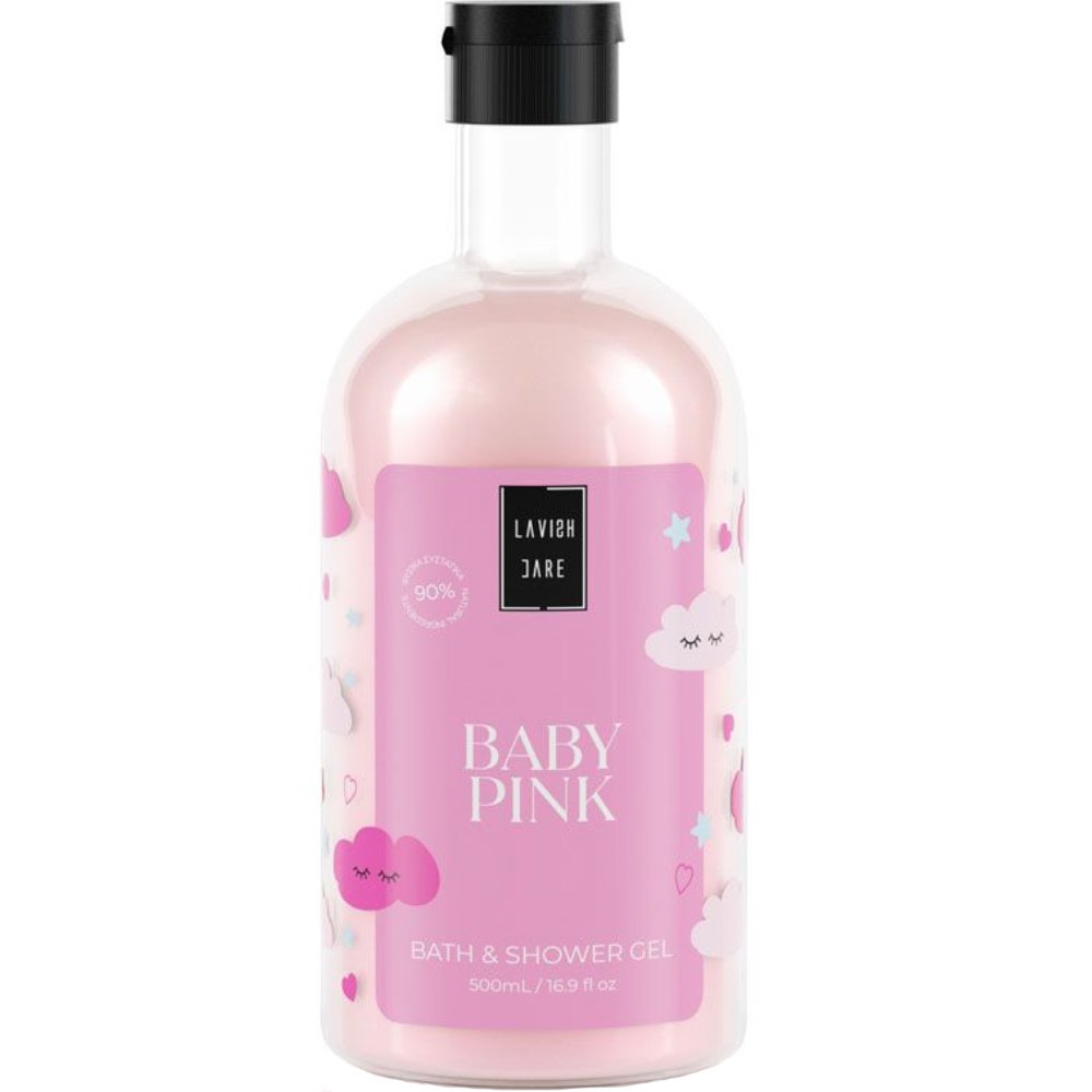 Lavish Care Baby Pink Shower Gel Ενυδατικό & Αρωματικό Αφρόλουτρο με Άρωμα Πούδρας 500ml