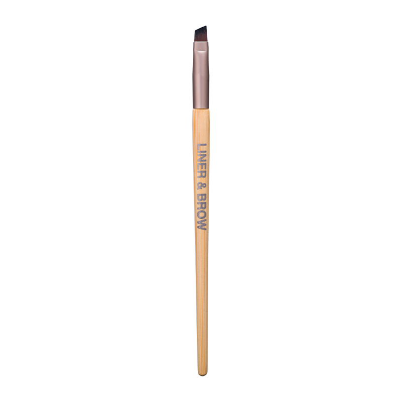 Liner & Brow Brush Bamboo Handle