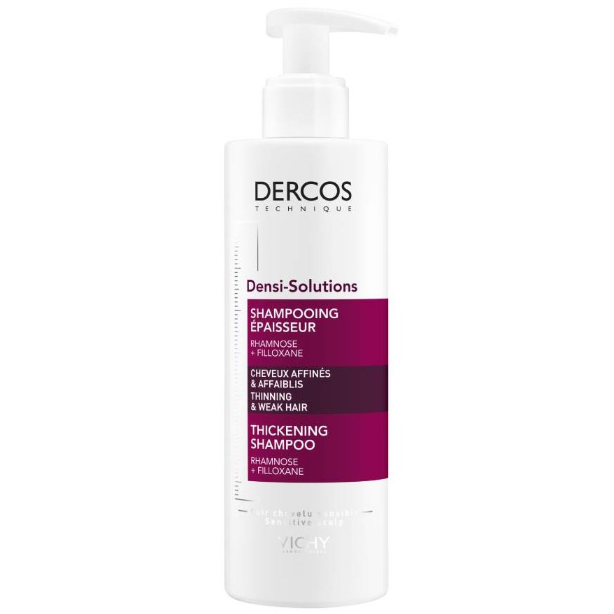 Vichy Dercos Densi-Solutions Thickening Shampoo Σαμπουάν Πύκνωσης για Αδύναμα - Λεπτά Μαλλιά 250ml