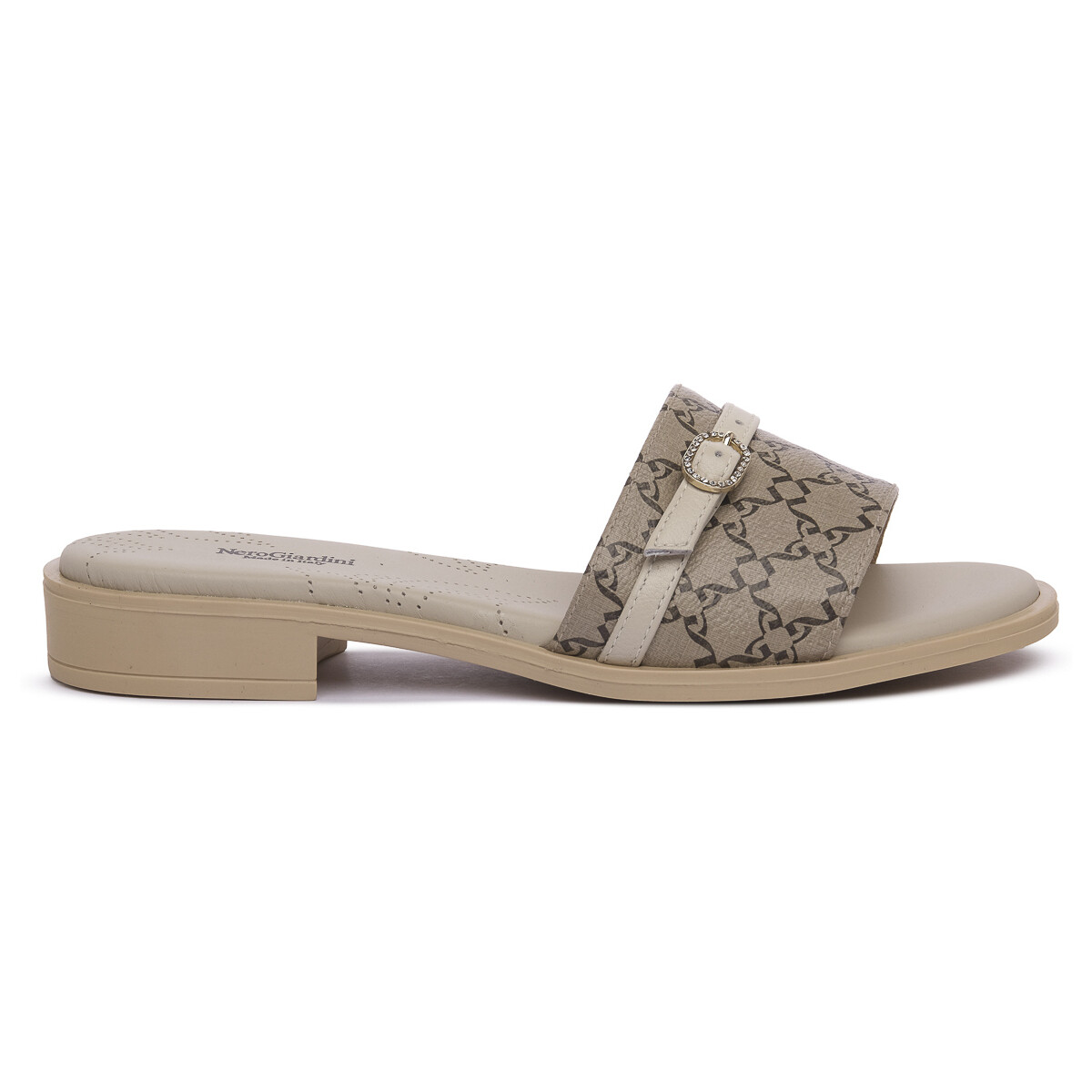 Mules NeroGiardini NERO GIARDINI 437 GIOVE ECRU