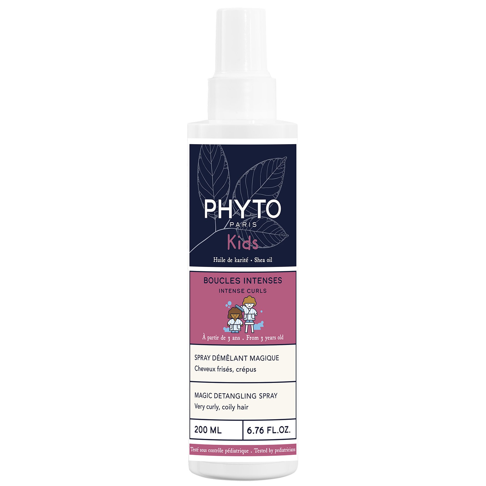 Phyto Kids Intense Curles Magic Detnagling Spray Μαγικό Παιδικό Spray που Ξεμπλέκει τα Μαλλιά Τιθασεύει Απαλά & Ξεμπερδεύει 200ml