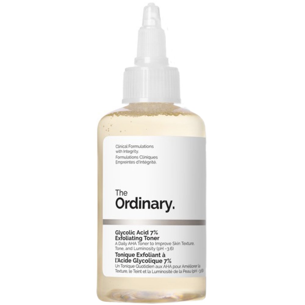 The Ordinary Glycolic Acid 7% Exfoliating Toner Τόνερ Προσώπου με Γλυκολικό Οξύ για Επιδερμίδα Φωτεινή & Λεία 240ml