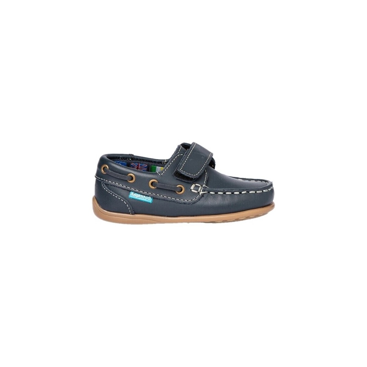 Boat shoes Angelitos 801 Náutico cierre autoadhesivo Marino