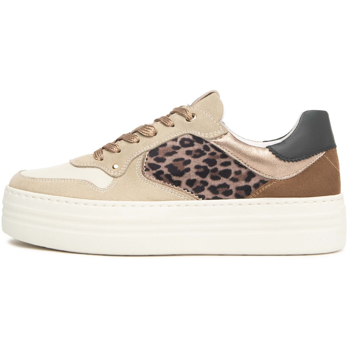Xαμηλά Sneakers NeroGiardini Velour Velvet Milk 1039 T.Pluvia Dis.1348 Be Lunar
