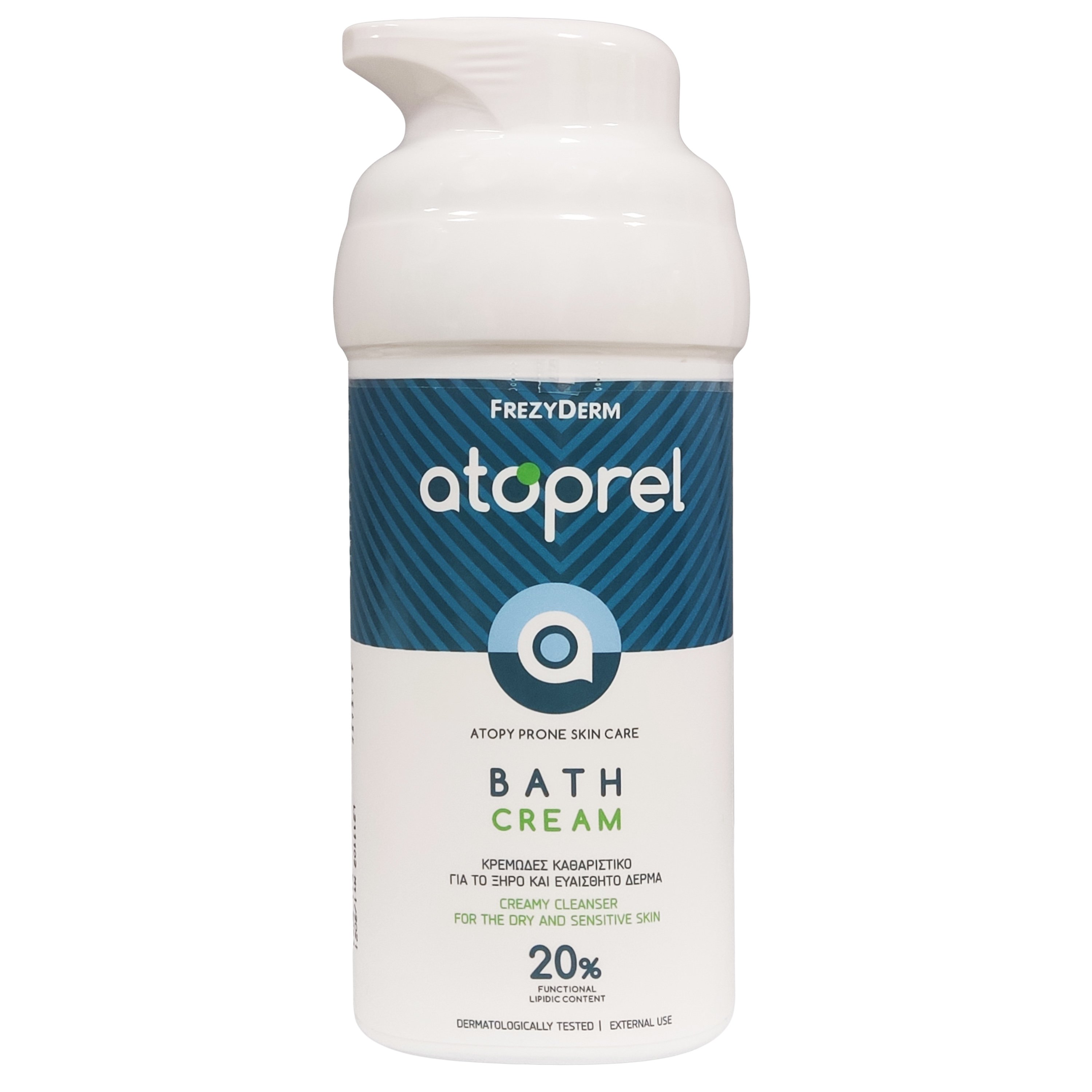 Frezyderm Atoprel Bath Cream Κρεμώδες Καθαριστικό Προσώπου, Σώματος για το Ξηρό & Ευαίσθητο Δέρμα 300ml