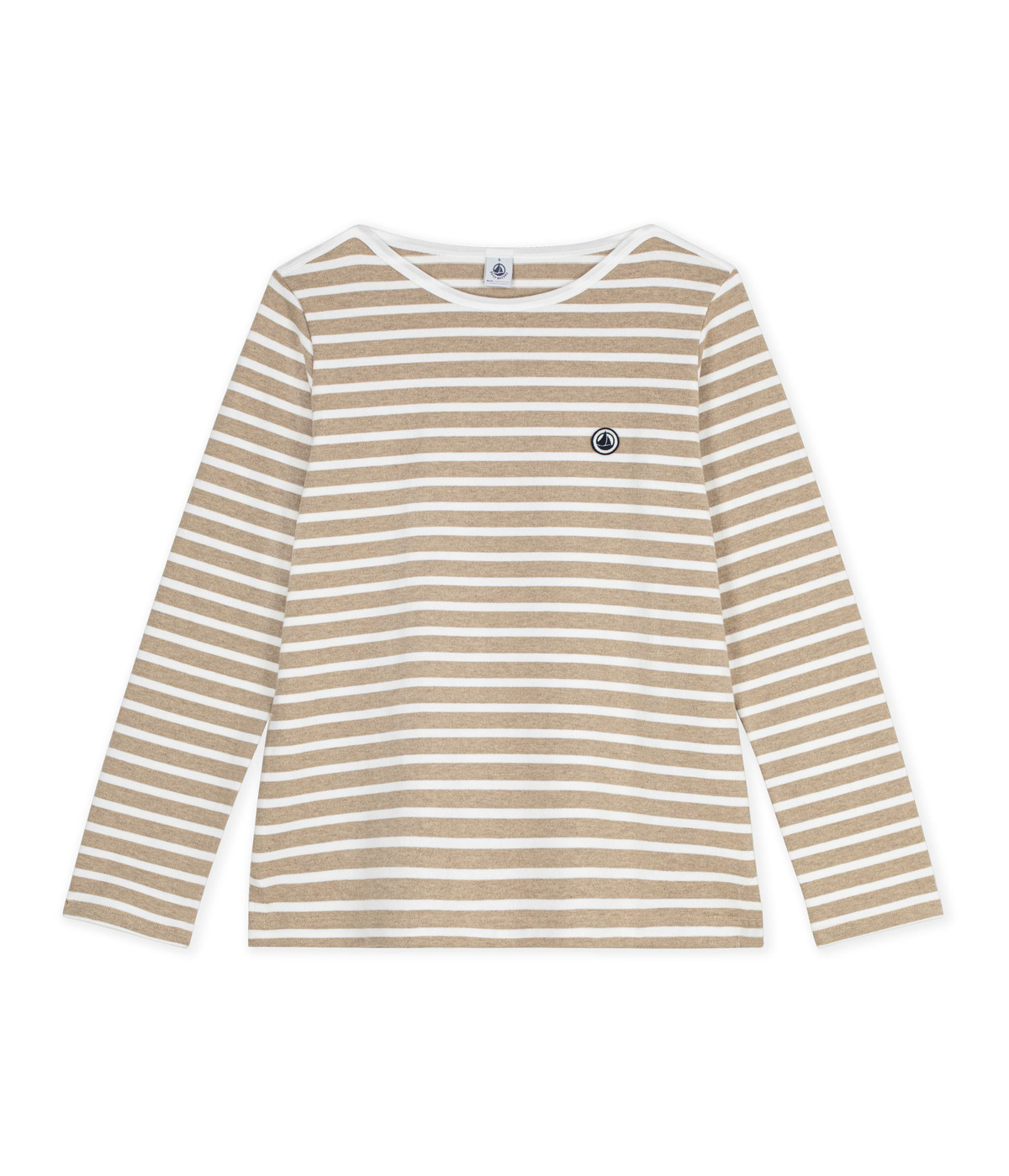 Μπλουζάκια με μακριά μανίκια Petit Bateau MARINIERE