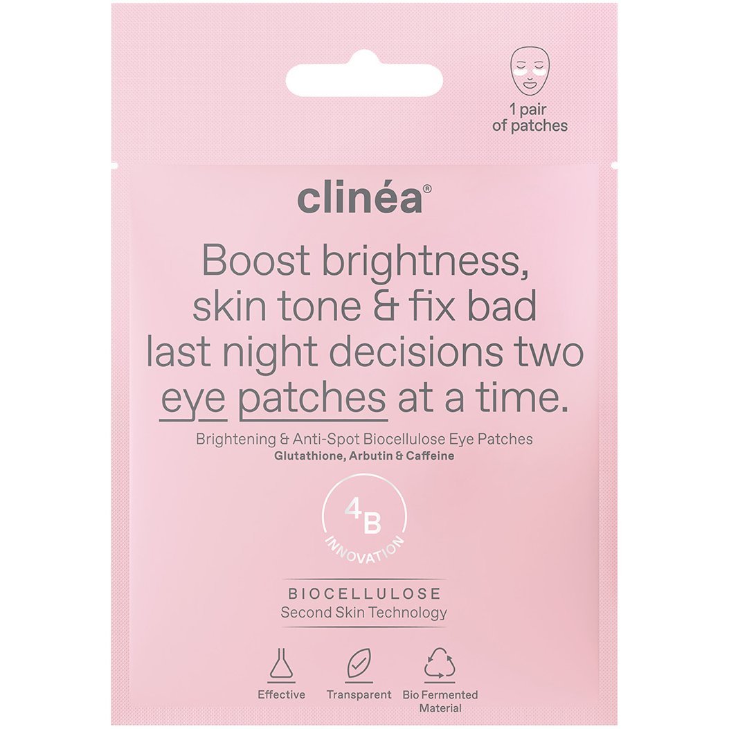 Clinea Brightening & Anti-Spot Biocellulose Eye Patches Patches Ματιών για Λάμψη & Δράση Κατά των Κηλίδων & της Υπερμελάγχρωσης 1 Ζευγάρι