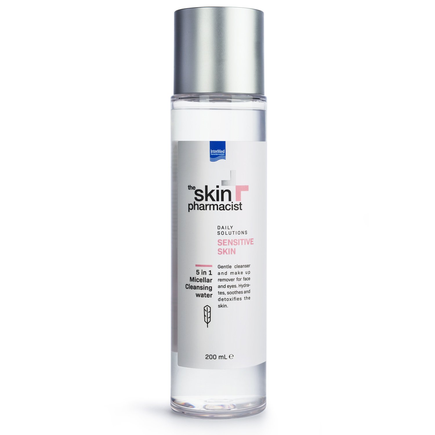 The Skin Pharmacist Daily Solutions Sensitive Skin 5 in 1 Micellar Water Νερό Καθαρισμού για το Πρόσωπο & τα Μάτια 200ml