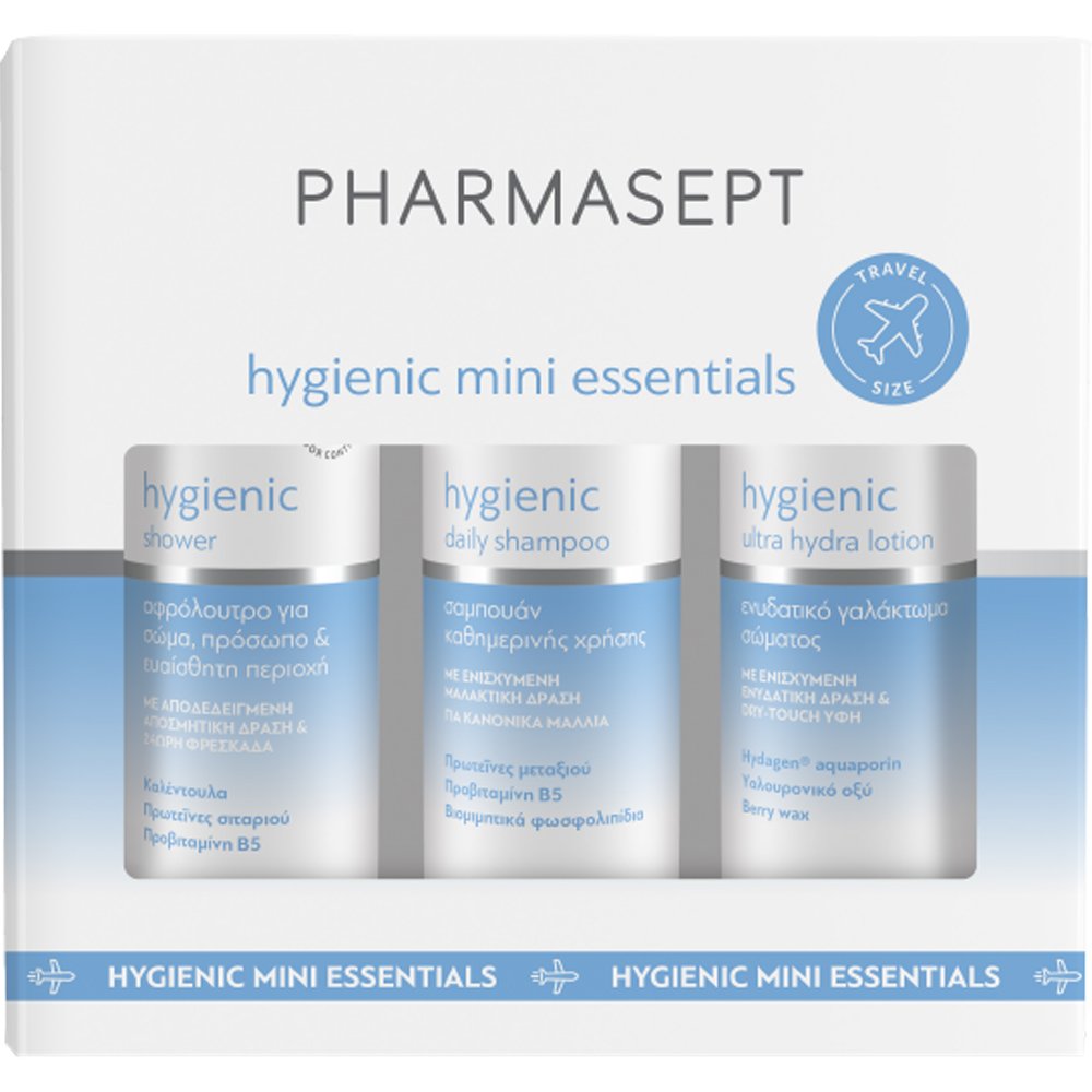 Pharmasept Promo Hygienic Ultra Hydra Lotion 80ml & Daily Shampoo 100ml & Shower 100ml