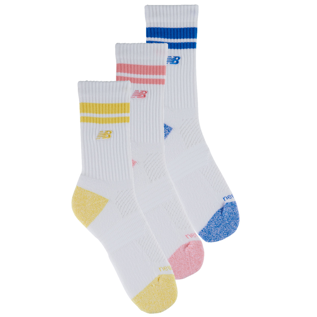 Αθλητικές κάλτσες New Balance ACTIVE LIFESTYLE STRIPED CREW SOCKS 3 PACK