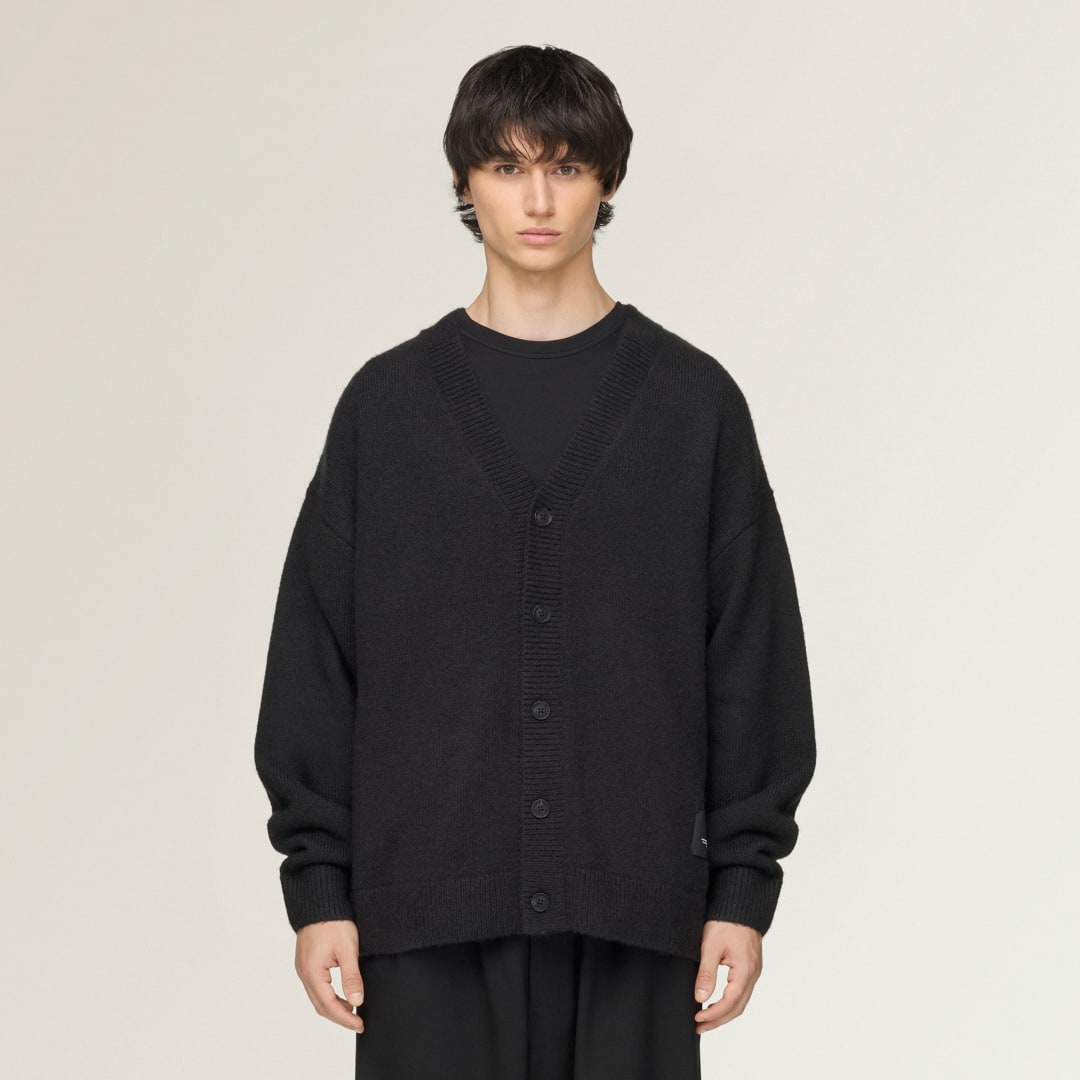 Y-3 CHITO GRAPHIC KNITTED CARDIGAN