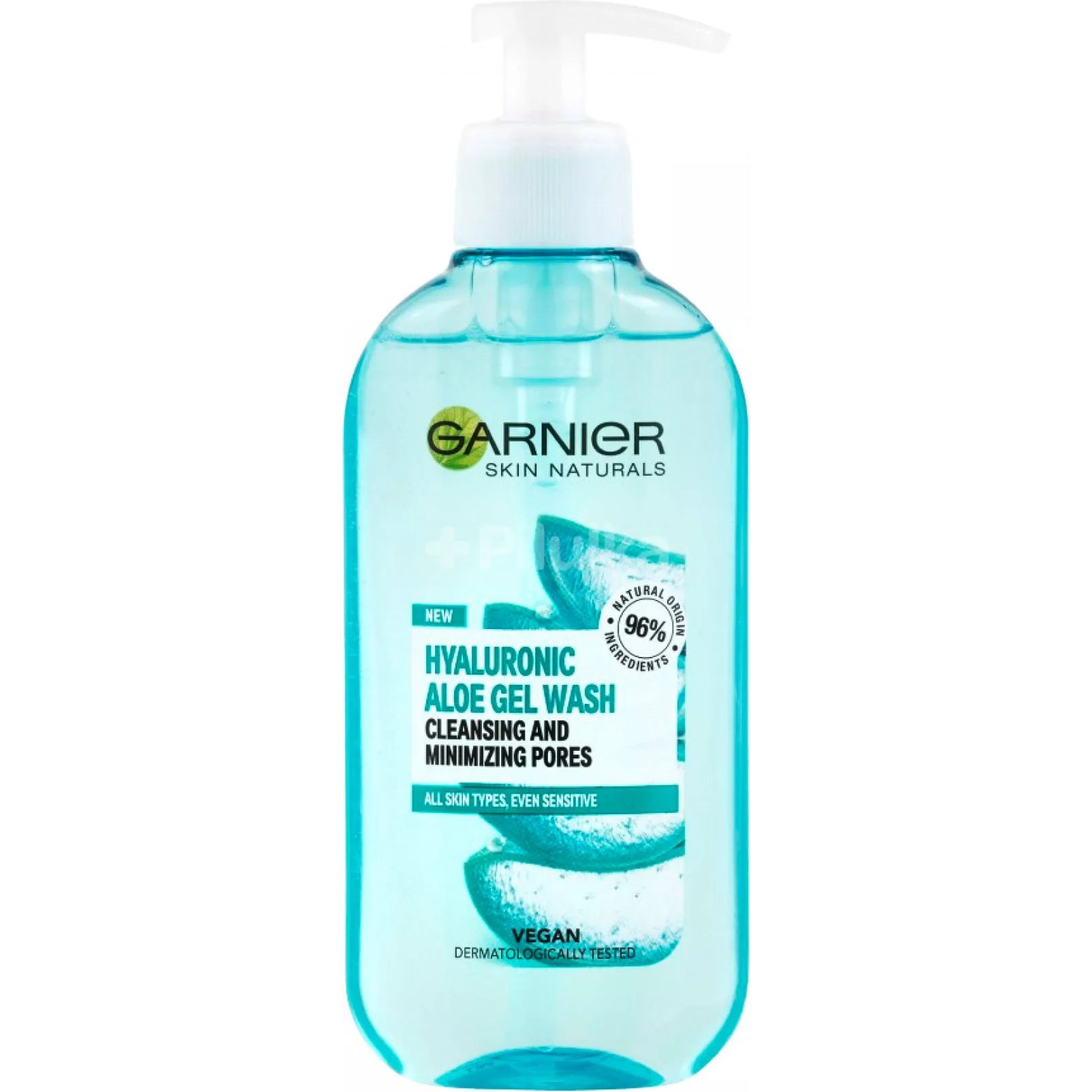 Garnier Skinactive Hyaluronic Aloe Gel Wash Gel Καθαρισμού Προσώπου με Αλόη & Υαλουρονικό Οξύ για Όλους τους Τύπους Επιδερμίδας 200ml