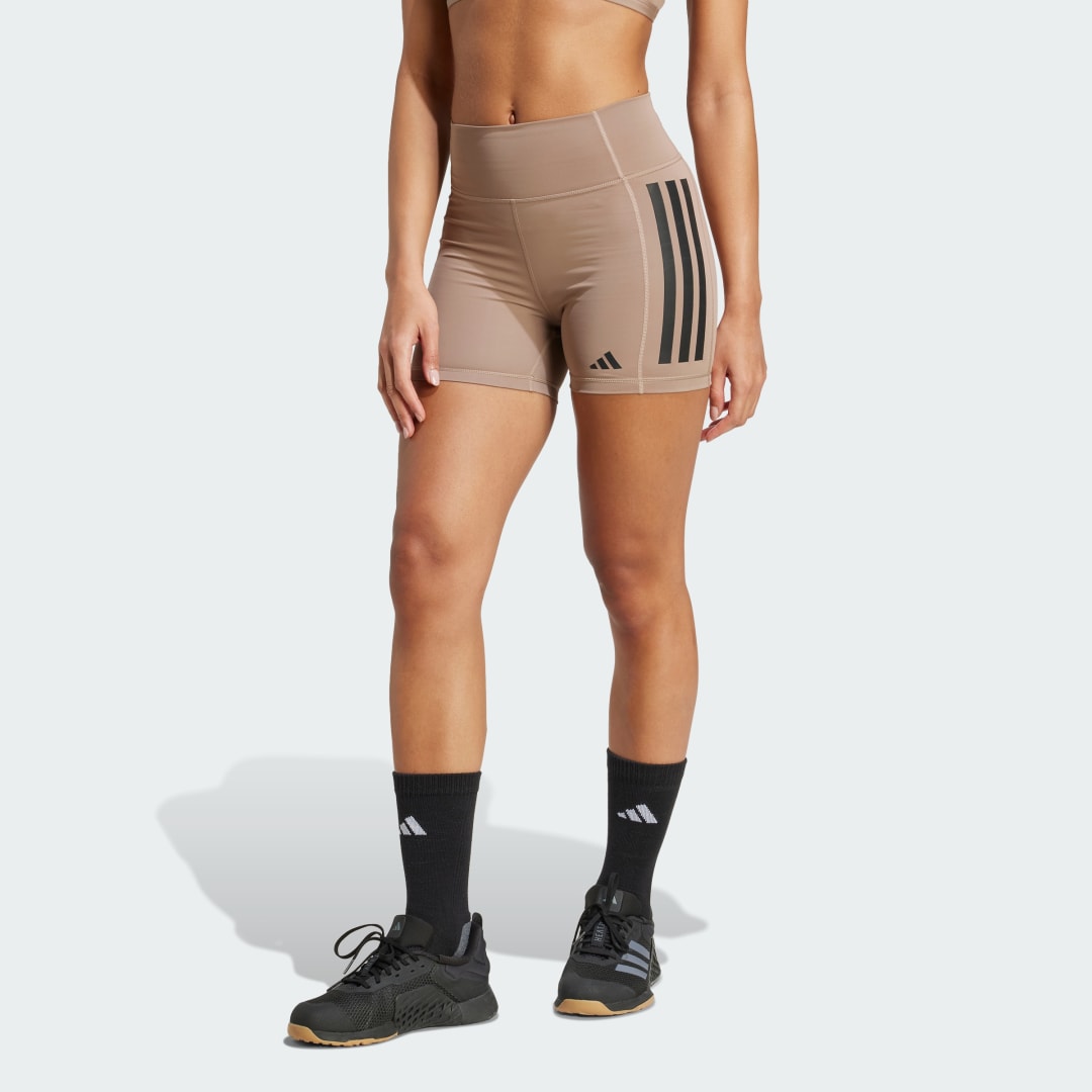 Optimé 3-Stripes 1/4 Short Leggings