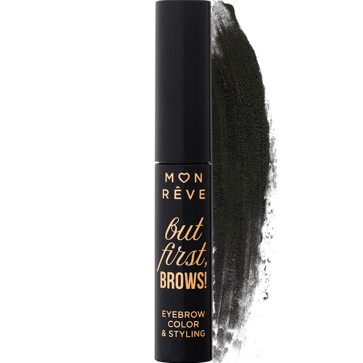 Mon Reve But First, Brows! Μάσκαρα Φρυδιών για Όγκο Χρώμα & Φυσικό Αποτέλεσμα Μακράς Διάρκειας 4ml - 01
