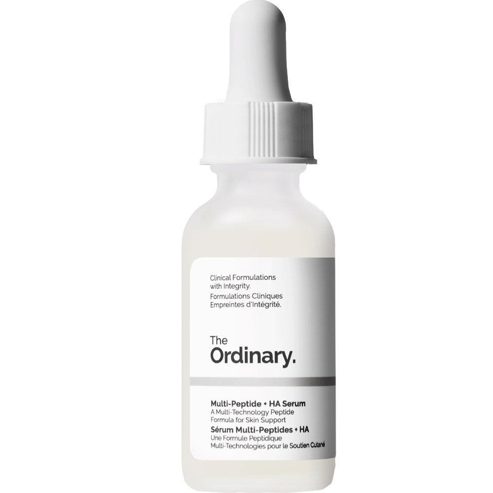 The Ordinary Multi-Peptide + HA Face Serum Πολυδραστικός Ενυδατικός Ορός με Υαλουρονικό Οξύ για Λεία Όψη & πιο Νεανικό Δέρμα 30ml