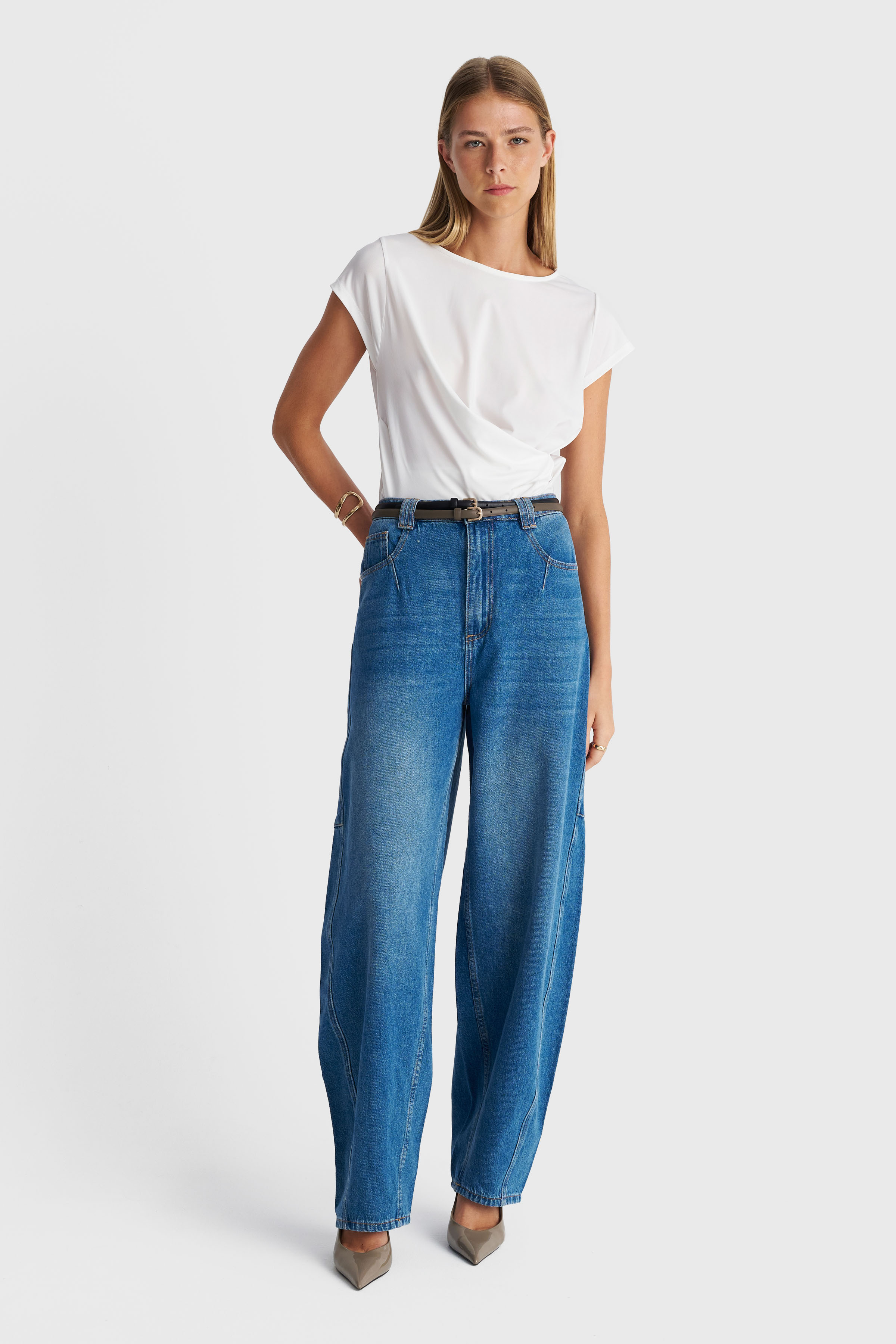 Τζιν παντελόνι wide leg fit - JEANS