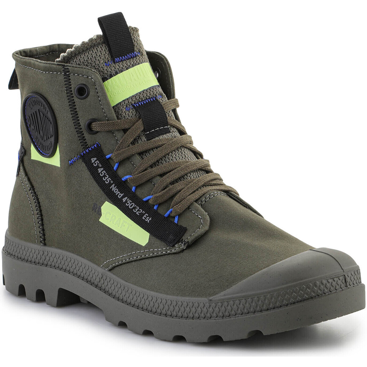 Ψηλά Sneakers Palladium Pampa HI Re-Craft Olive Night 77220-309-M