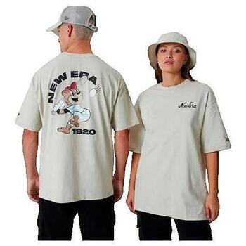 T-shirts & Polos New-Era T-shirt New Era Oversize Graphique Beige