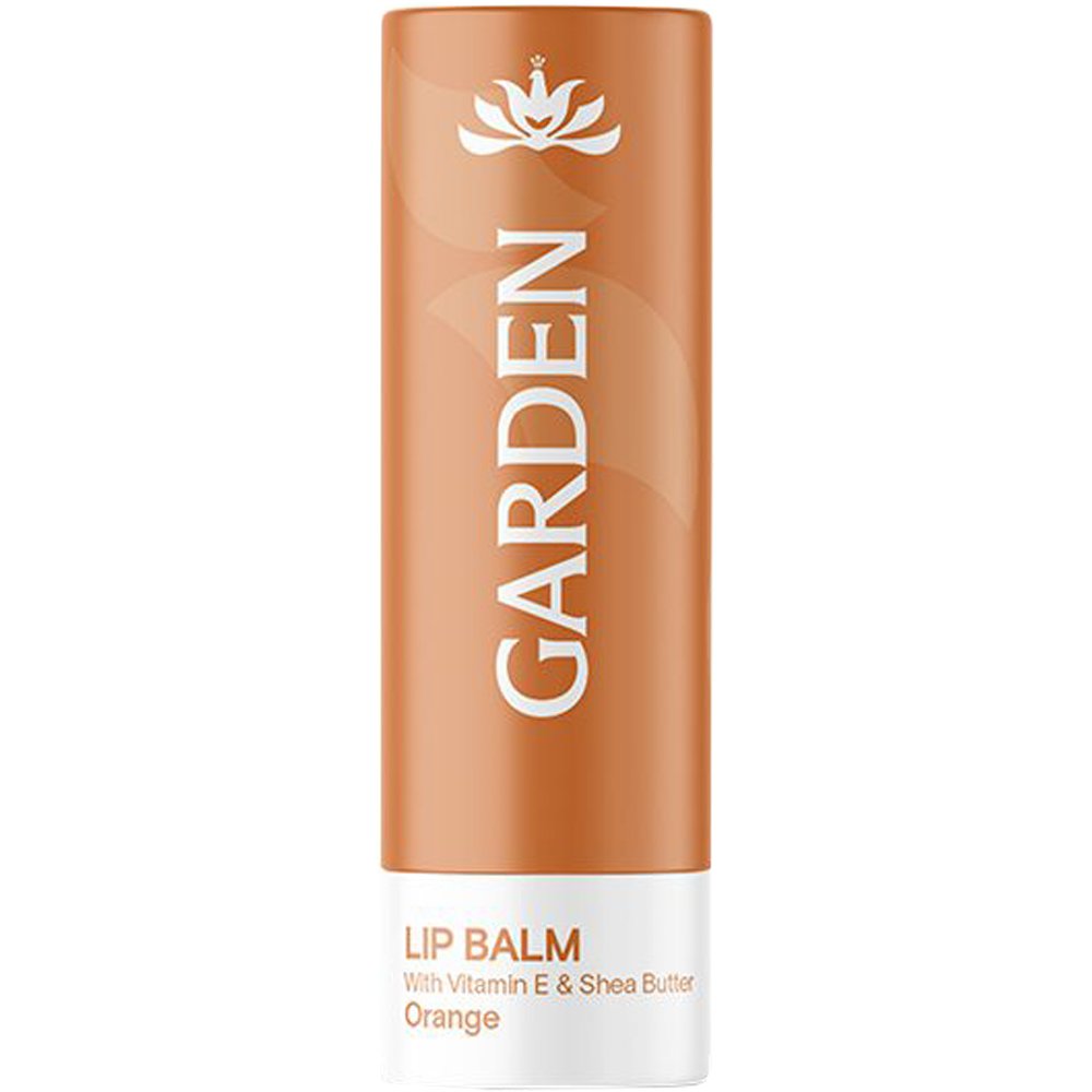 Garden Vitamin E & Shea Butter Lip Balm Απαλό Ενυδατικό Βάλσαμο Χειλιών που Χαρίζει Λάμψη & Θρέψη 5.2g - Orange