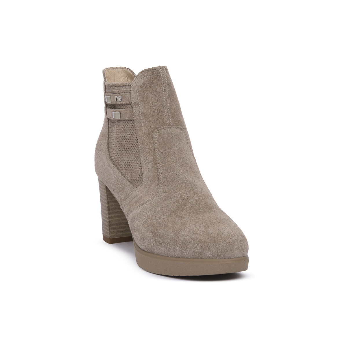 Μποτάκια/Low boots NeroGiardini NERO GIARDINI 451 VELOUR CRETA