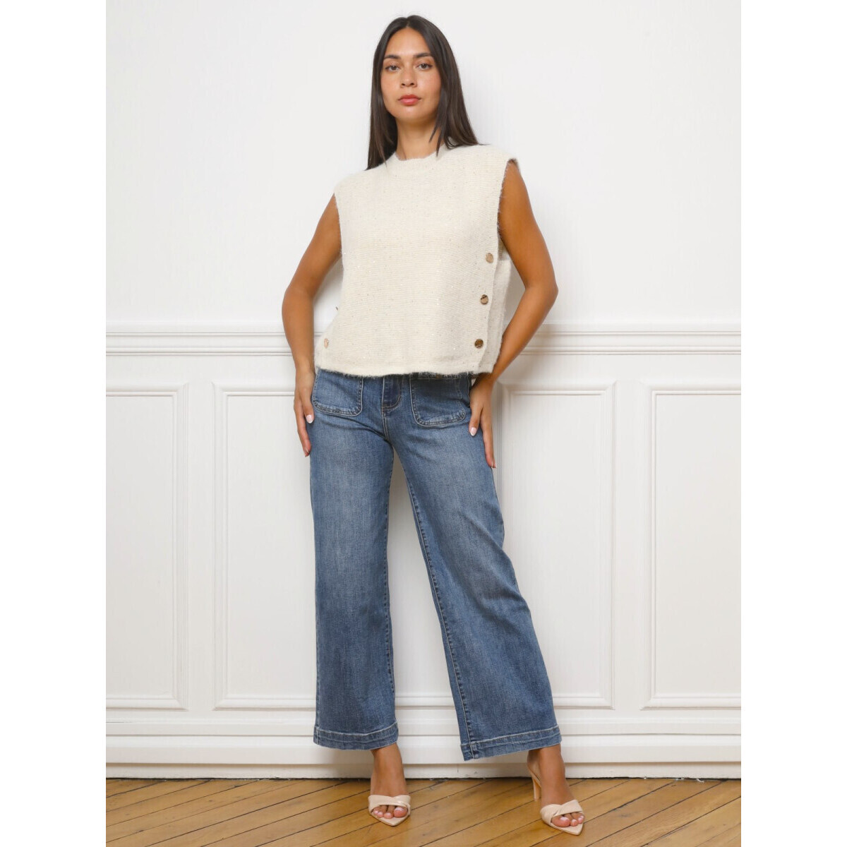Αμάνικα/T-shirts χωρίς μανίκια La Modeuse 79394_P188814
