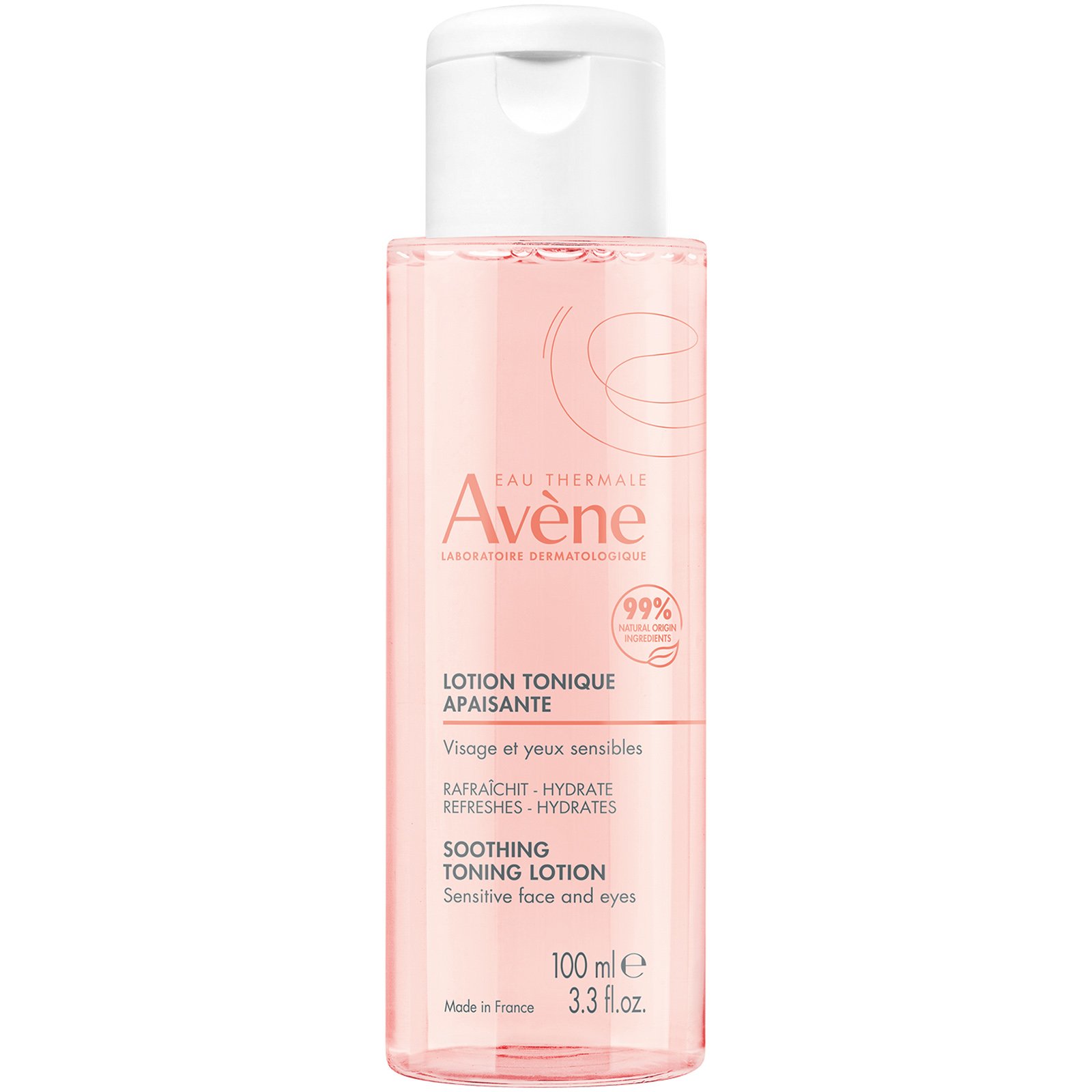 Avene Soothing Toning Lotion for Face & Eyes Καταπραϋντική Τονωτική Λοσιόν για Πρόσωπο & Μάτια 100ml Travel Size