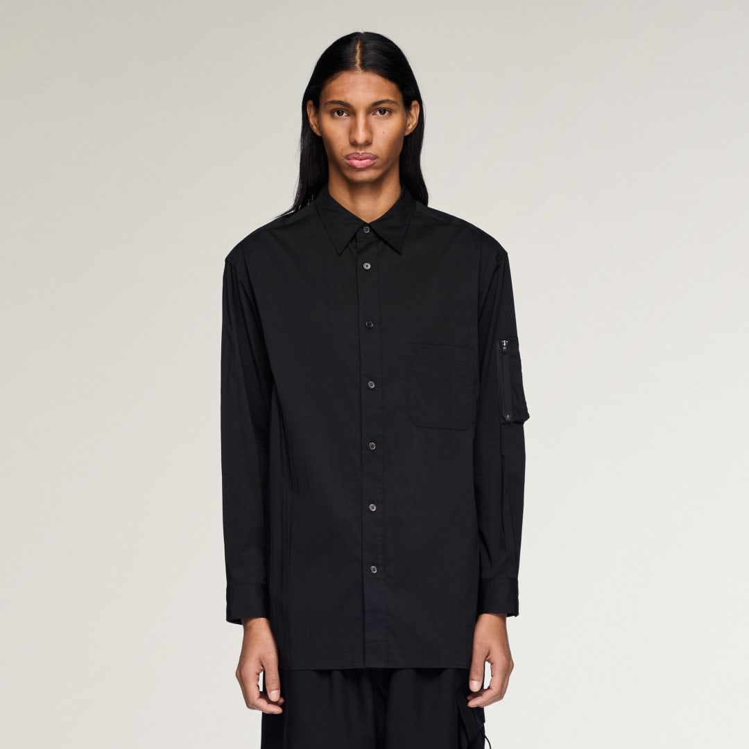 Y-3 COTTON LONG SLEEVE SHIRT