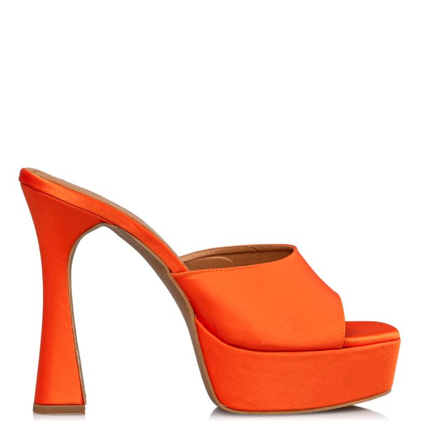 HIGH HEEL PLATFORM MULES