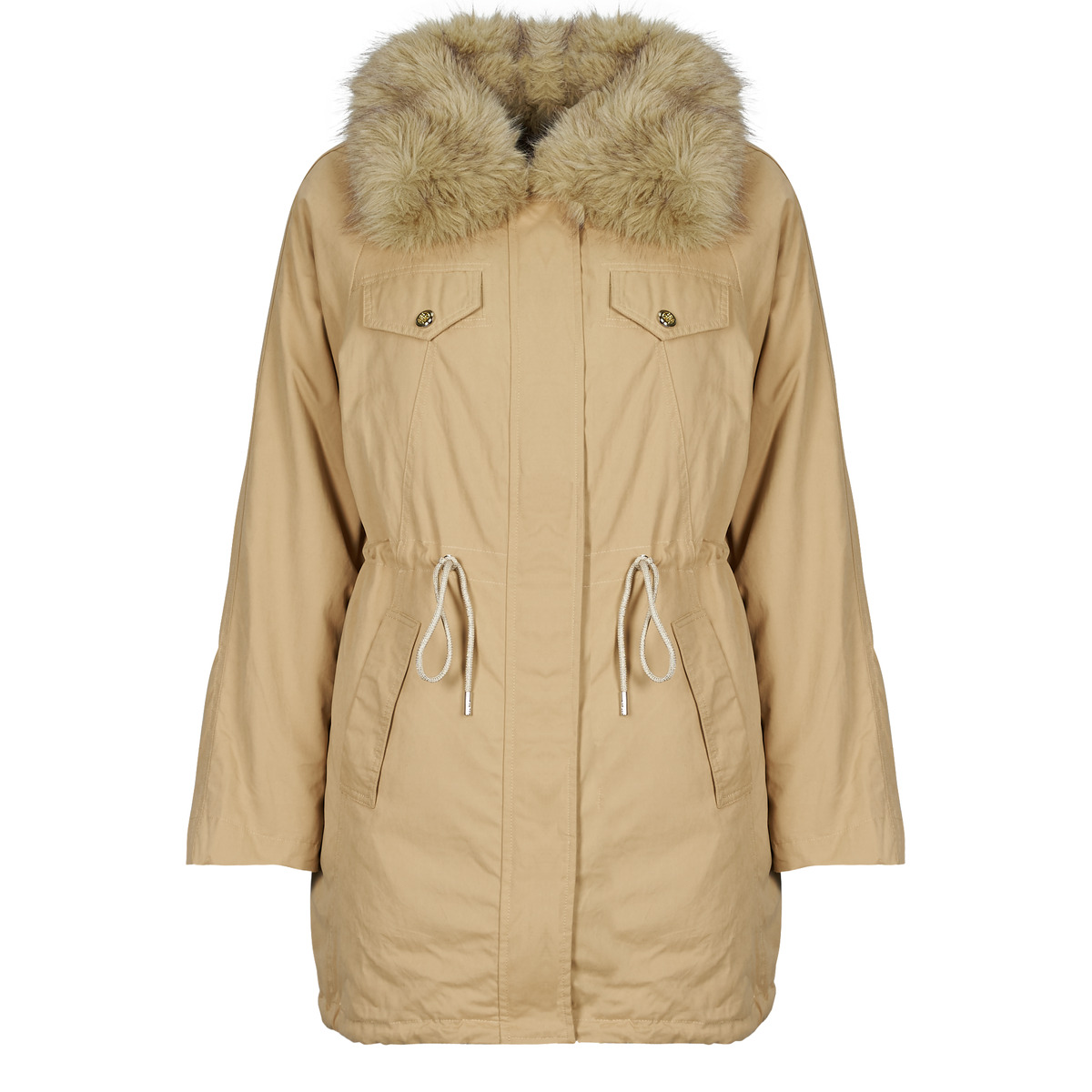 Παρκά Guess LUCIE PARKA FAUX FUR