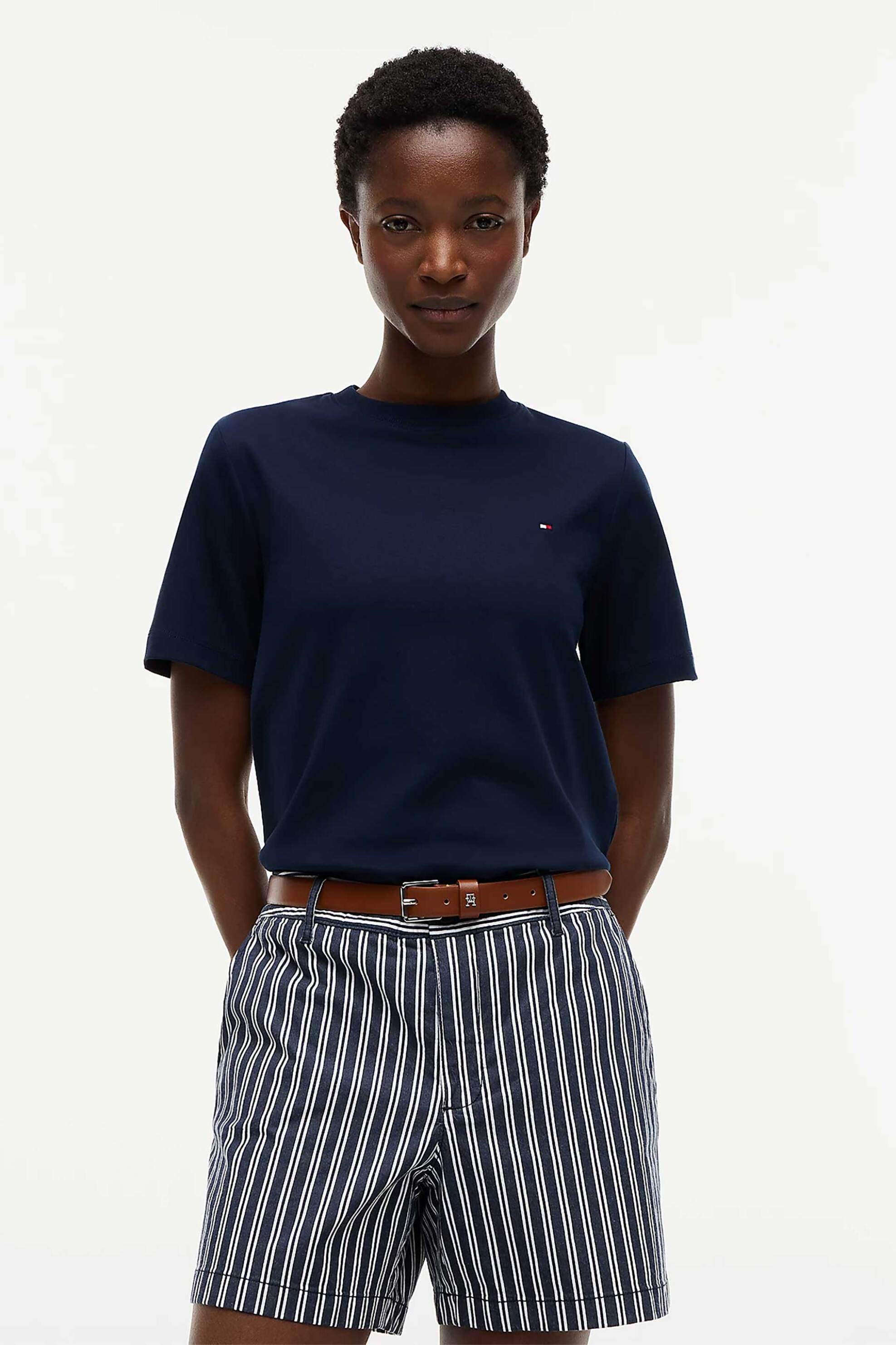 Tommy Hilfiger γυναικείο T-shirt με λογότυπο Boxy Fit