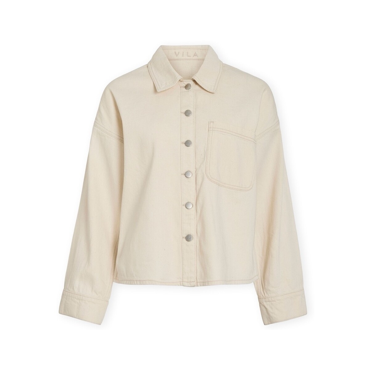 Παλτό Vila Maj Denim Jacket - Ecru