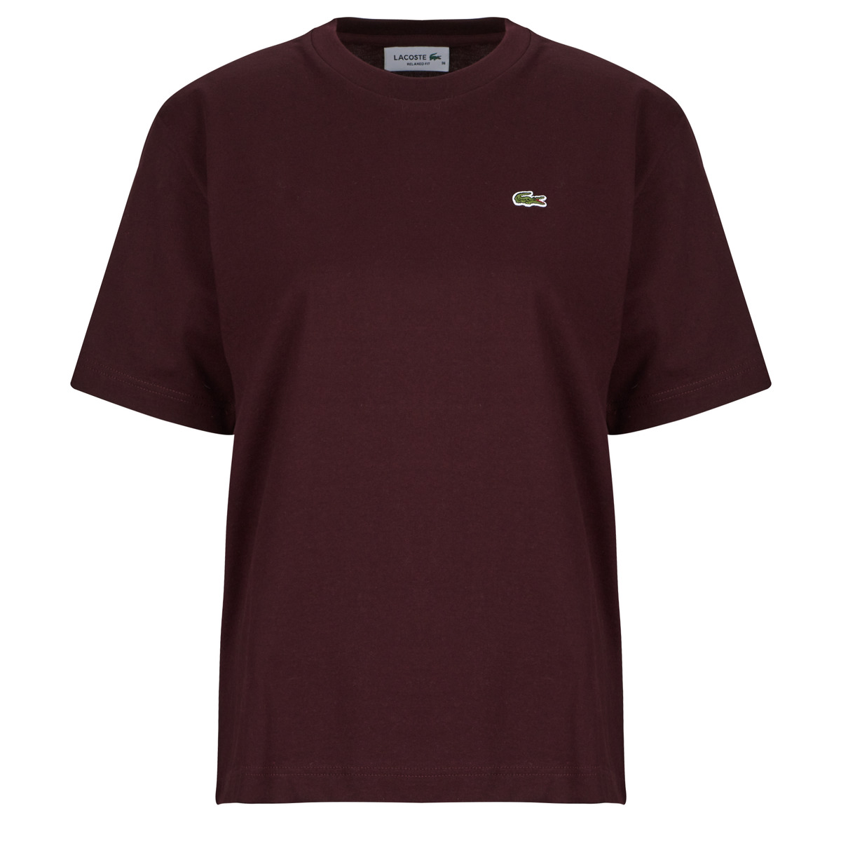 T-shirt με κοντά μανίκια Lacoste T-shirt en coton doux relaxed fit