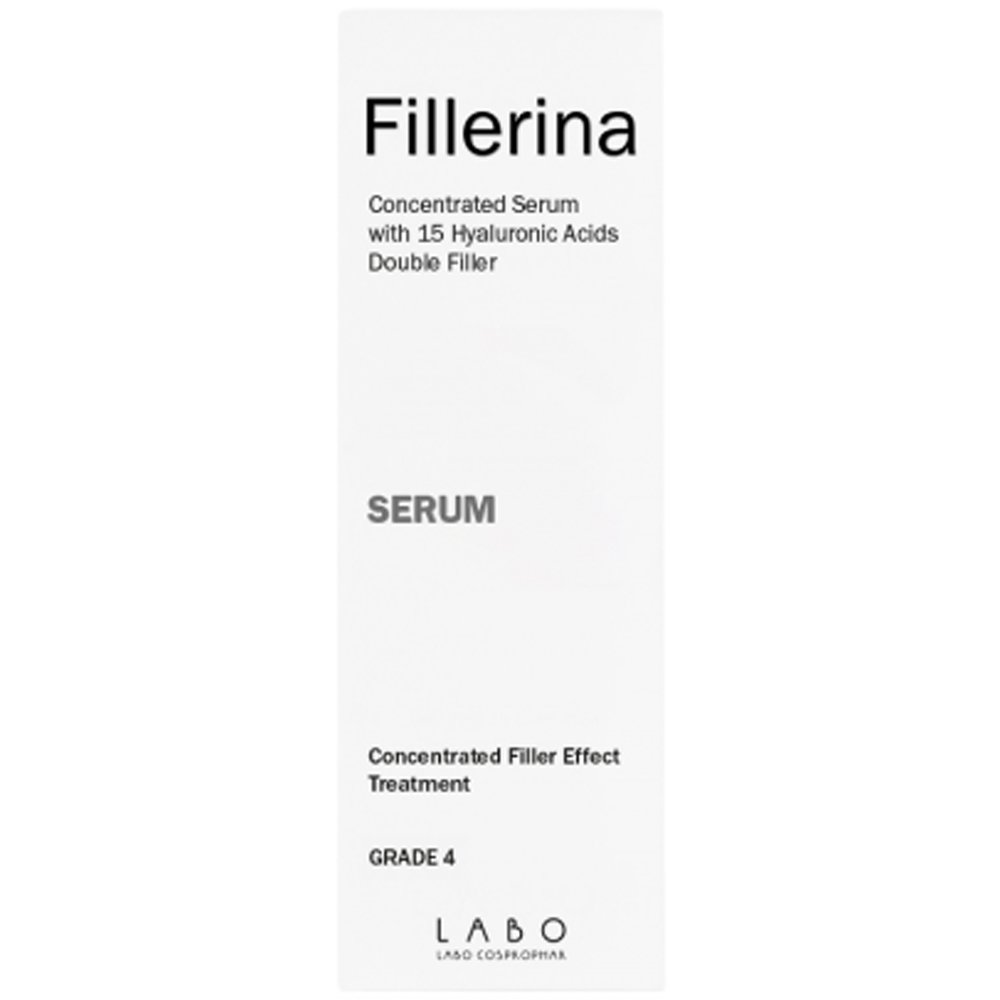 Fillerina 15ΗΑ Concentrated Filler Effect Treatment Grade 4 Serum Ορός Προσώπου Εντατικής Αντιγήρανσης για Αναπλήρωση της Πυκνότητας & του Όγκου με Σύμπλεγμα 15 Υαλουρονικών Οξέων 30ml