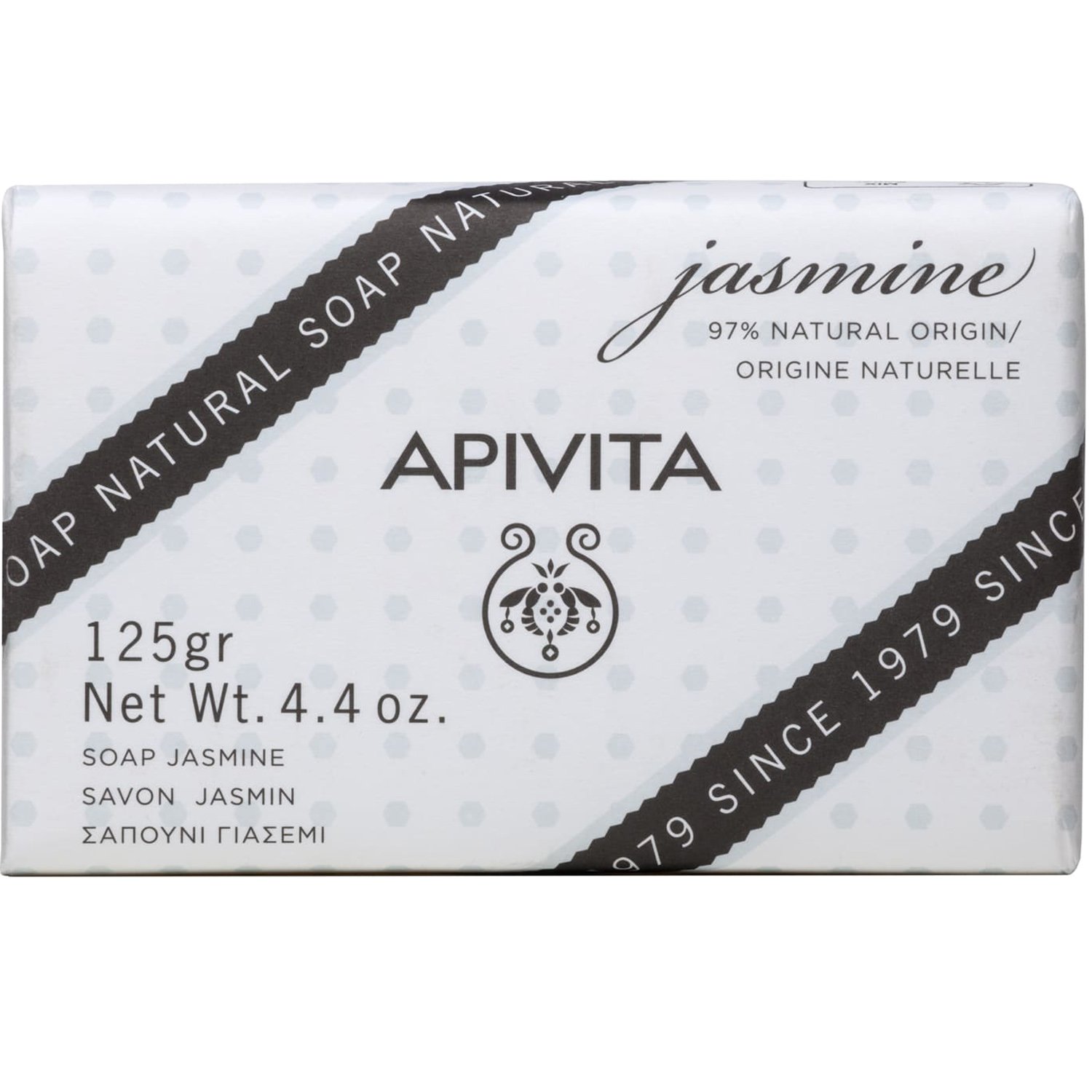 Apivita Natural Soap Σαπούνι Με Γιασεμί 125g