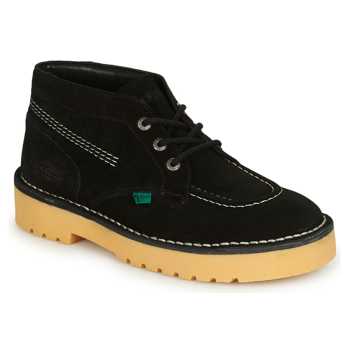 Ψηλά Sneakers Kickers DALTREY CHUK LTHR AU BLK