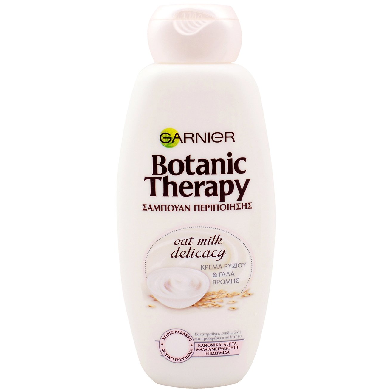 Garnier Botanic Therapy Shampoo Oat Milk Delicacy Σαμπουάν Απαλής Περιποίησης με Κρέμα Ρυζιού & Γάλα Βρώμης 400ml