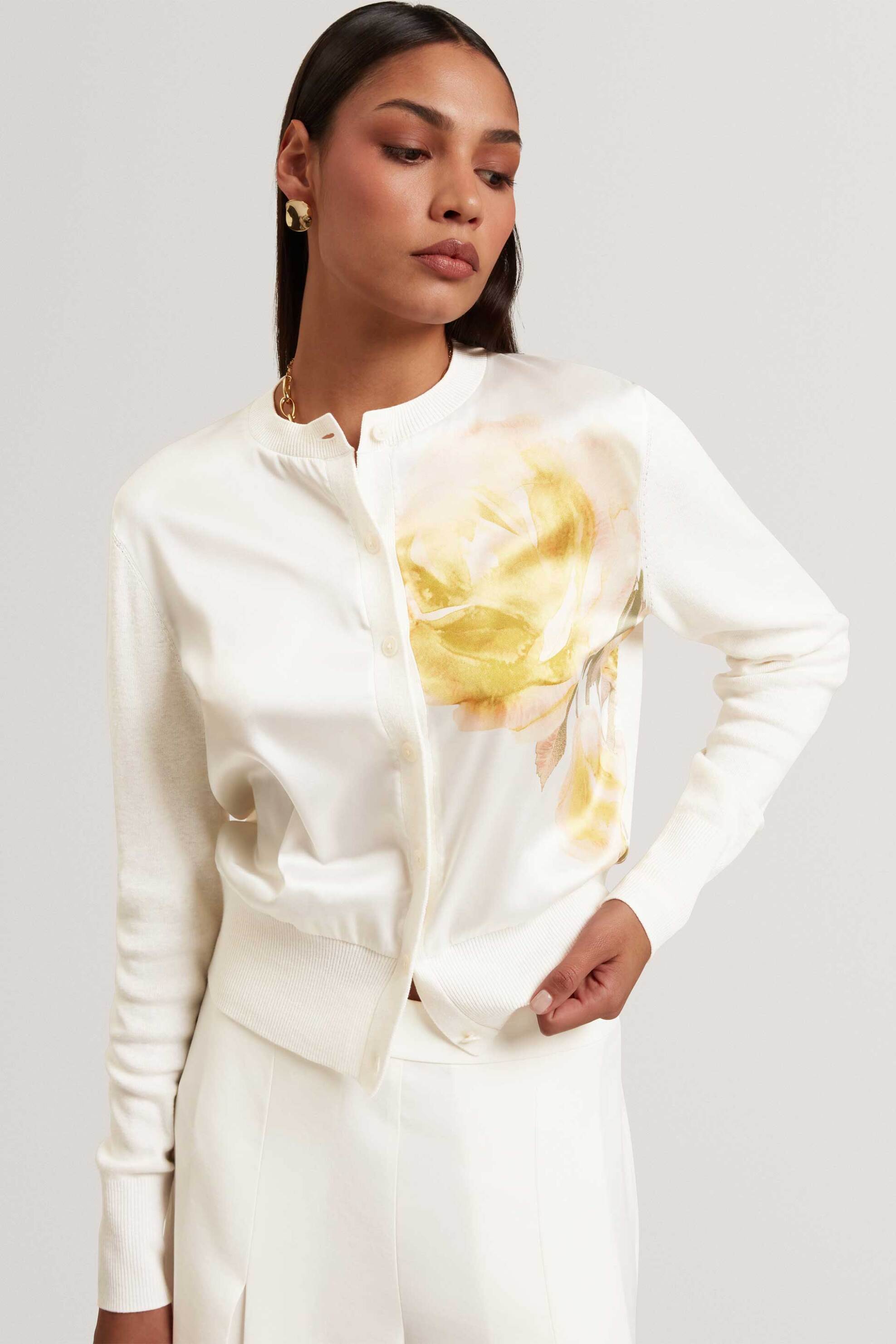 Ted Baker γυναικεία ζακέτα με floral σχέδιο "Isalda"