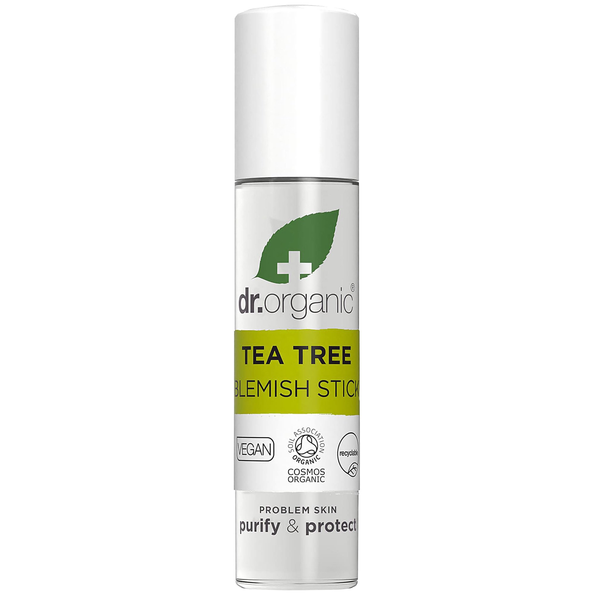 Dr Organic Tea Tree Blemish Stick 8ml,Καταπραϋντικό Στικ για τις Ατέλειες του Προσώπου με Έλαιο Ταϊόδεντρου