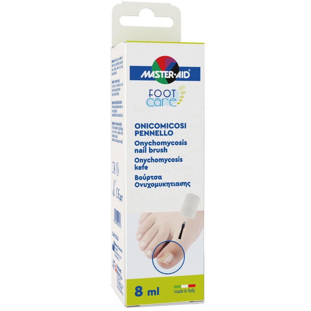 Master Aid Foot Care Onychomycosis Nail Brush Θεραπευτικό Διάλυμα με Βούρτσα για την Θεραπεία Μυκητιασικών Λοιμώξεων των Νυχιών 8ml