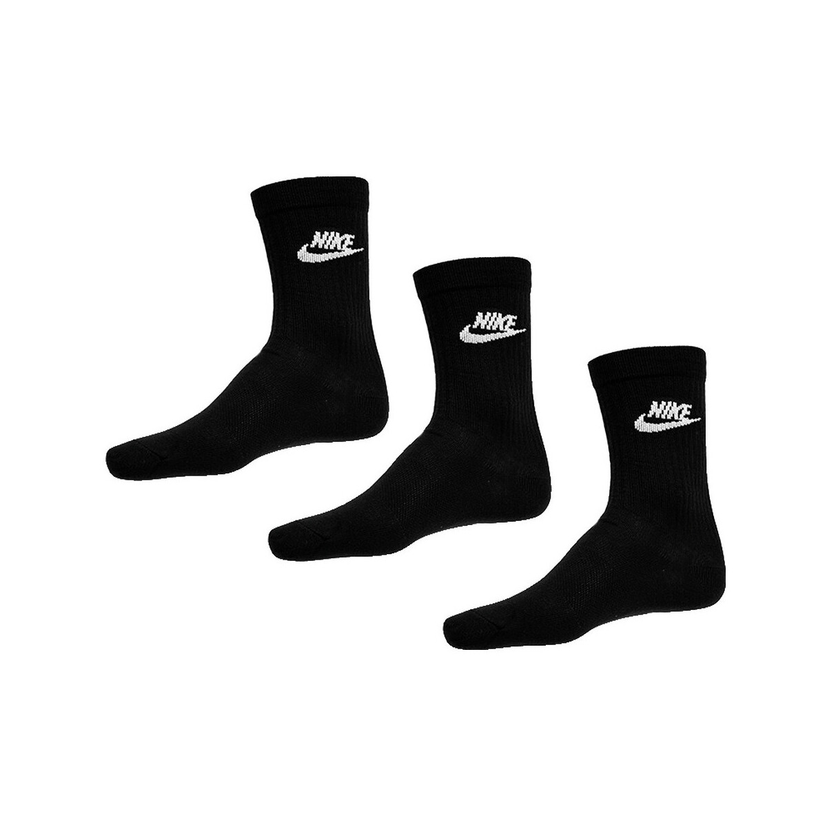 Αθλητικές κάλτσες Nike Chaussettes everyday essential noir