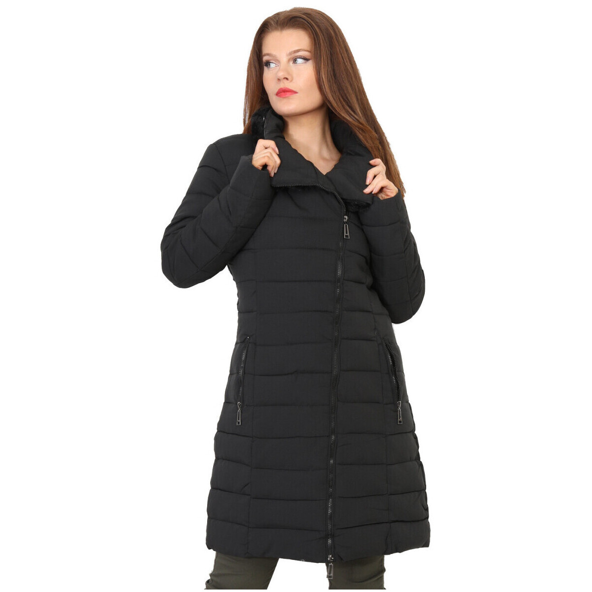 Χοντρό μπουφάν La Modeuse 69189_P161282
