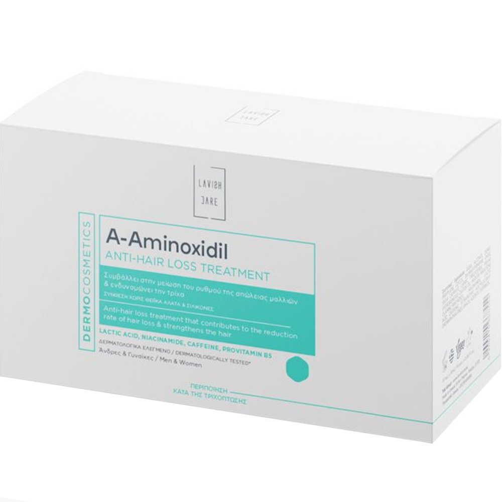 Lavish Care A-Aminoxidil Anti-hair Loss Treatment Εξειδικευμένη Αγωγή με Αμπούλες Κατά της Τριχόπτωσης & Ενδυνάμωσης της Τρίχας 100ml (10vialsx10ml)