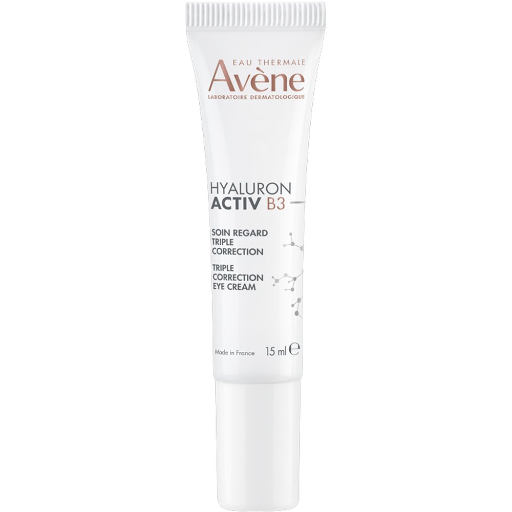 Avene Hyaluron Activ B3 Triple Correction Eye Cream Κρέμα Ματιών Τριπλής Διόρθωσης με Υαλουρονικό Οξύ για Αντιγήρανση & Αντιρυτιδική Φροντίδα 15ml