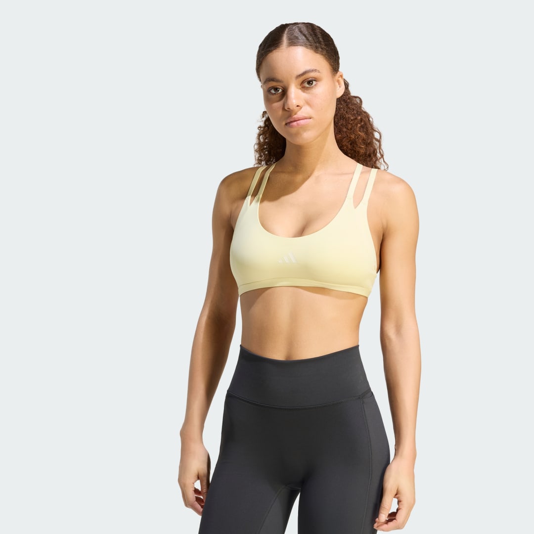 Αθλητικό bra ελαφριάς υποστήριξης Optime Workout Strappy