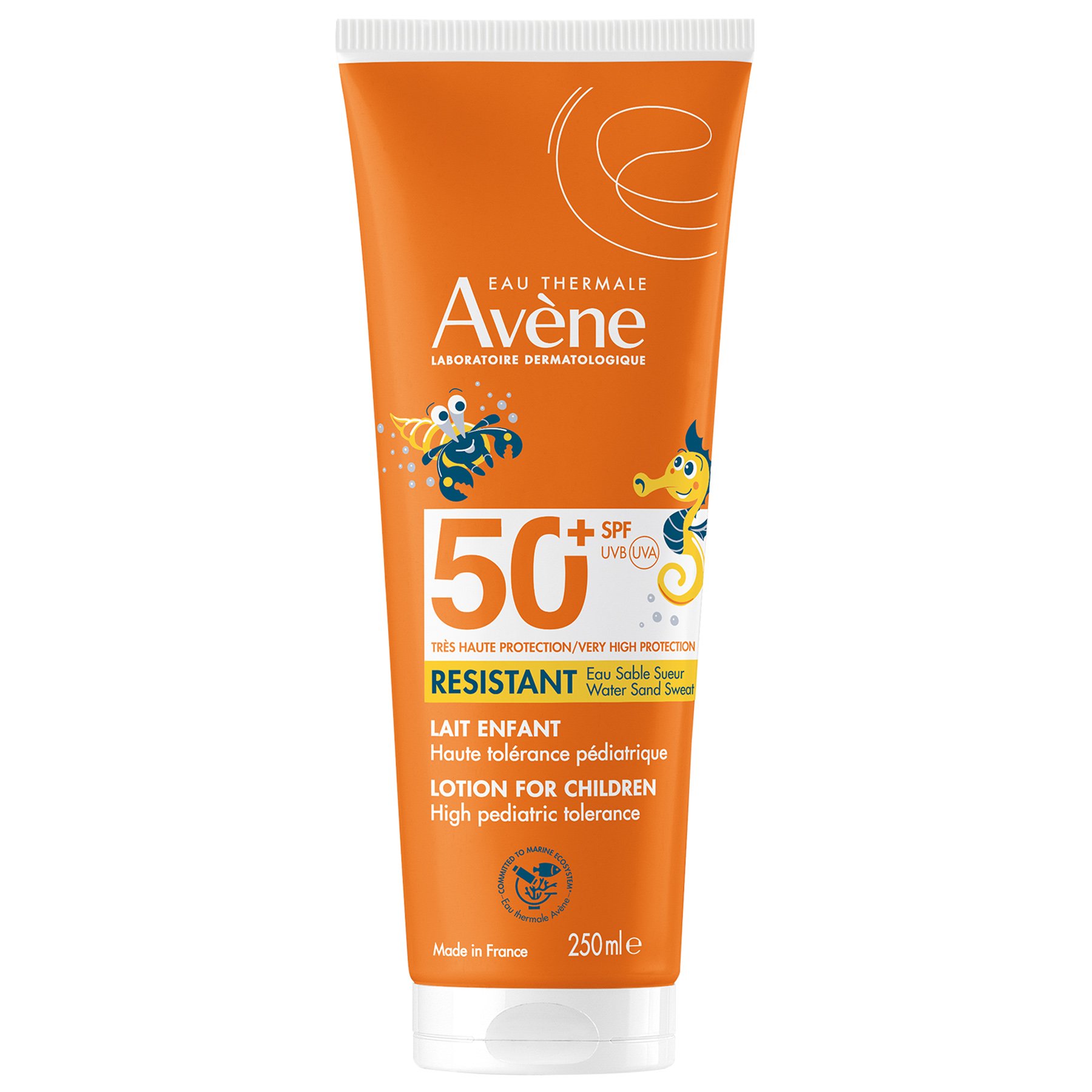 Avene Kids Resistant Cream Spf50+ Αντηλιακό Γαλάκτωμα για Παιδιά Πολύ Υψηλής Προστασίας 250ml