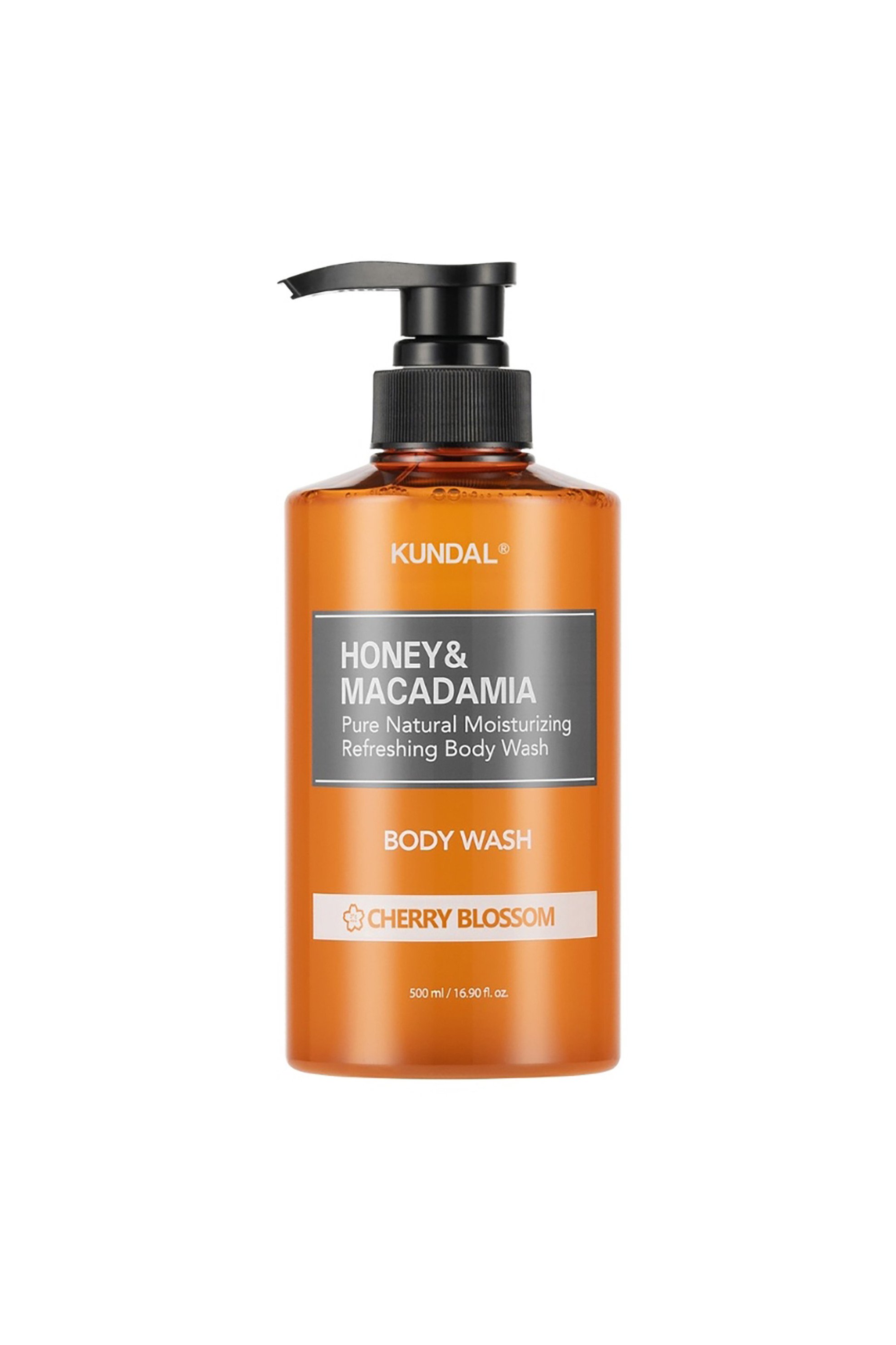Kundal Honey & Macadamia Pure Body Wash - Αφρόλουτρο Σώματος Με Άρωμα Cherry Blossom 500 ml