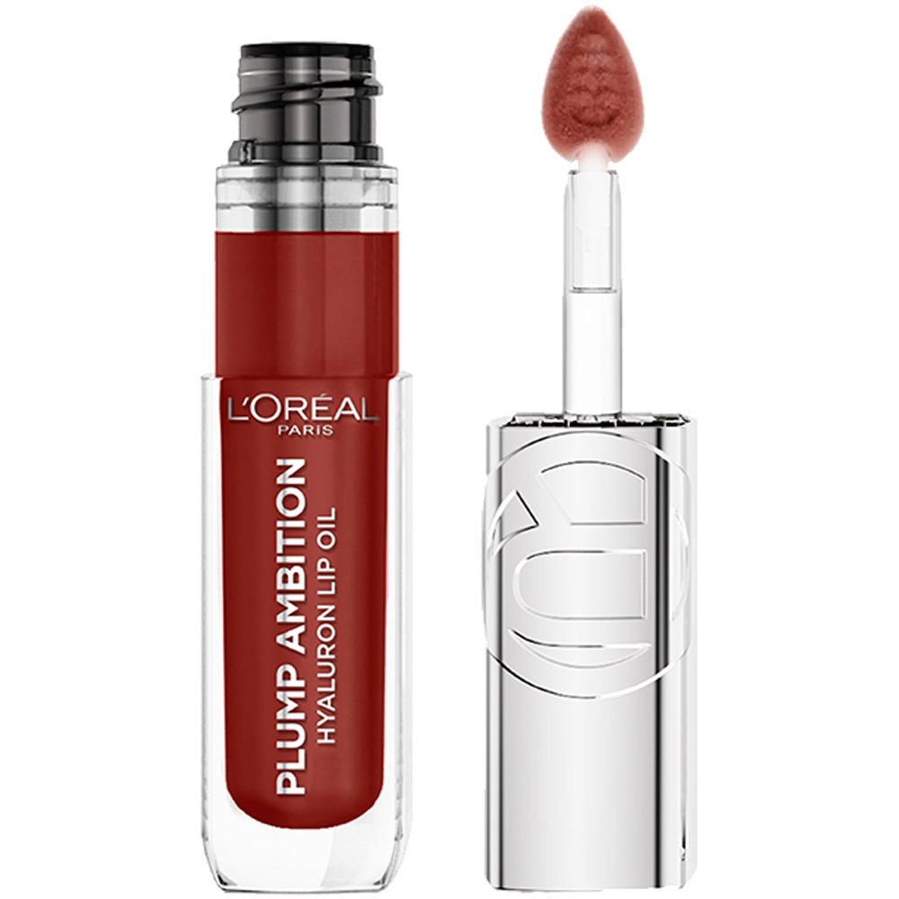 L'Oreal Paris Plump Ambition Hyaluron Lip Oil Ενυδατικό Λάδι Όγκου Χειλιών με Υαλουρονικό Οξύ 24ωρης Διάρκειας 5ml