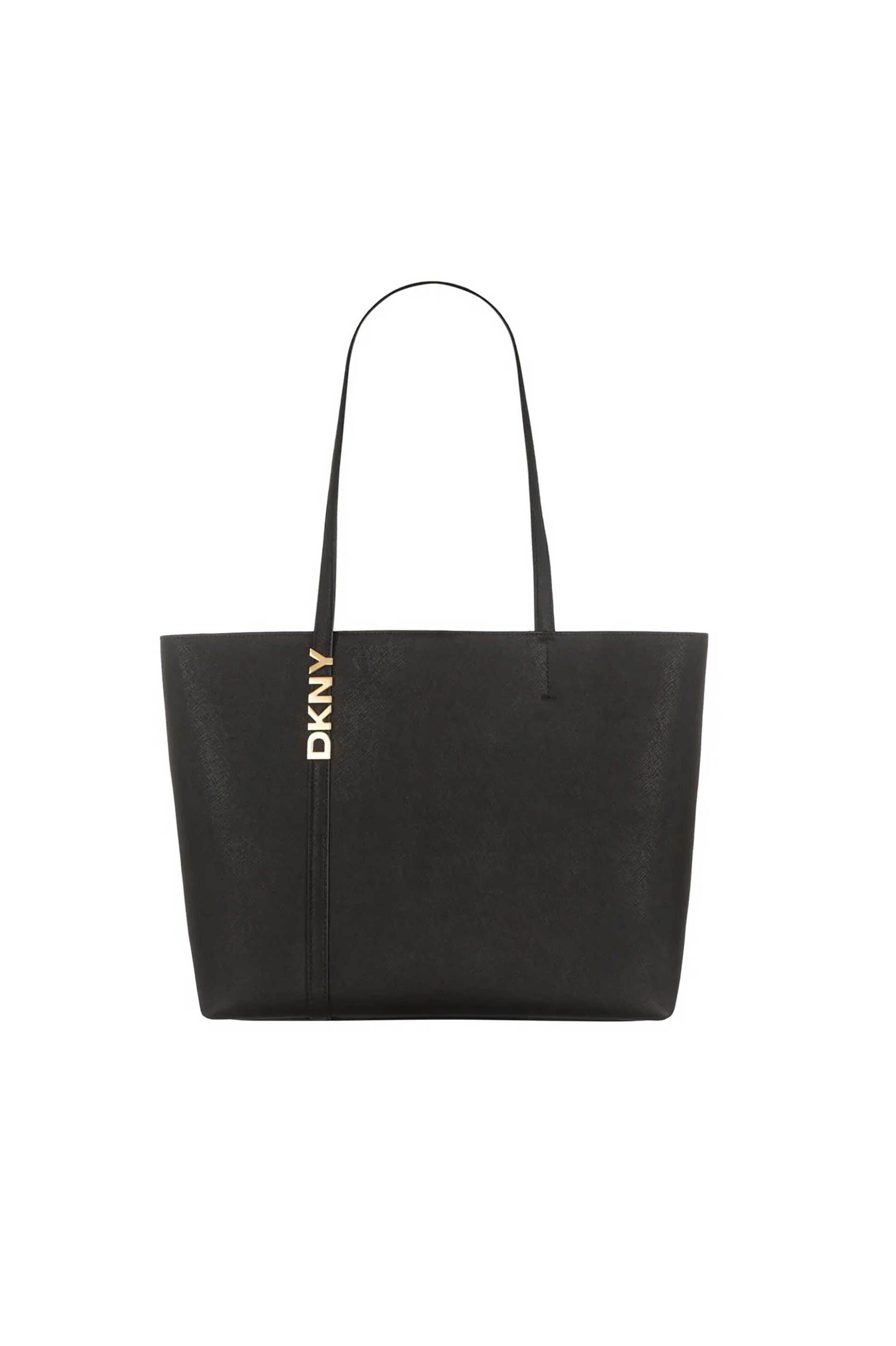 DKNY γυναικεία δερμάτινη τσάντα χειρός με λογότυπο "Avril"