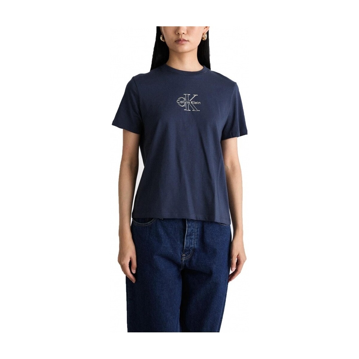 T-shirt με κοντά μανίκια Calvin Klein Jeans Ss Classic Foil Monologo